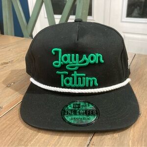 Jayson Tatum New Era SnapBack Golf Hat Black NBA Boston Celtics NBA2K SnapBack